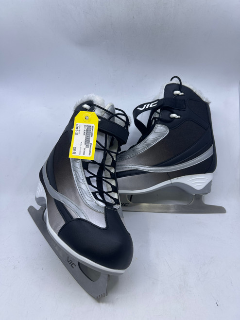 Used VIC BLACK WomensFigure Skate Black Senior 10 10589-S000413864 Vist Large View of Product Image Which is Used VIC BLACK WomensFigure Skate Black Senior 10