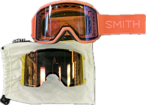 Vist Large View of Product Image Which is Used Smith Snow Goggles Adult Wine Red 11897-S000147320