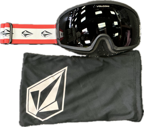 Vist Large View of Product Image Which is Used Volcom Snow Goggles Adult Cardinal And Black 11897-S000147319