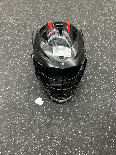 Vist Large View of Product Image Which is Used Cascade CS Lacrosse Helmet Black One Size