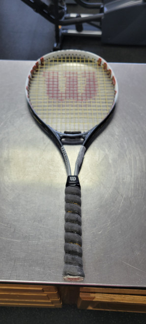 Vist Large View of Product Image Which is Used Wilson IMPACT Adult Tennis Racquet None 4 1/4"