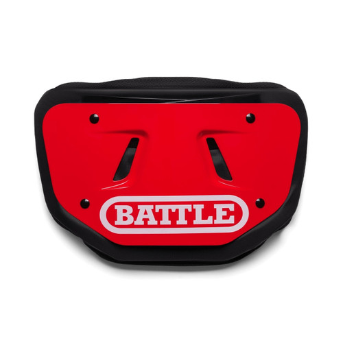 Vist Large View of Product Image Which is Battle Sports Team Color Youth Back Plate Red/White #10AC000002