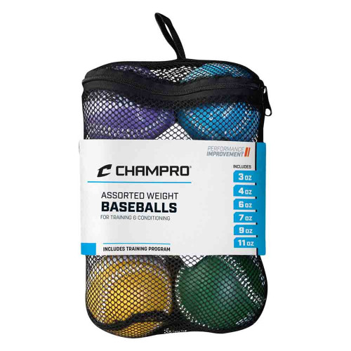 Vist Large View of Product Image Which is Champro Weighted Training Baseball Set #CBB6S