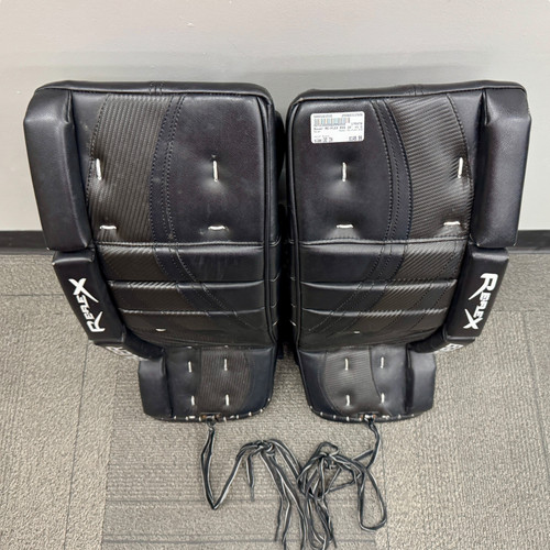 Used Bauer RE-FLEX RX8 Hockey Goalie Leg Pads Black 30" +1" 11506-S000281535 Vist Large View of Product Image Which is Used Bauer RE-FLEX RX8 Hockey Goalie Leg Pads Black 30" +1"
