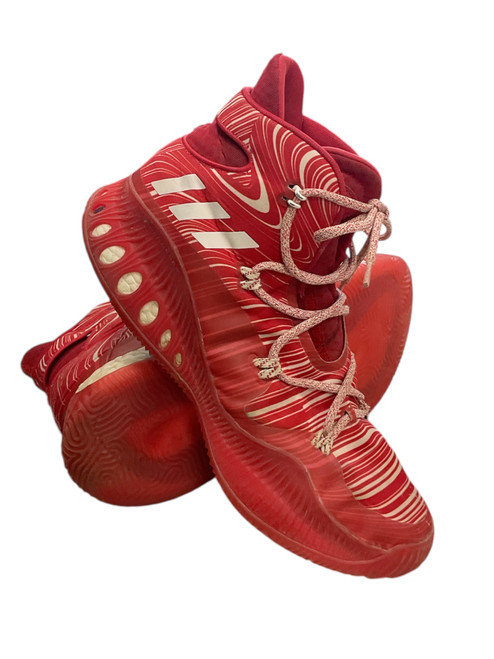 Used Adidas Basketball Shoes M Red Senior 10 11856-S000019736