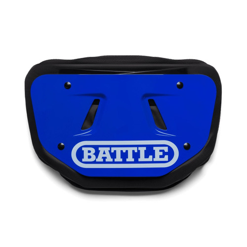 Vist Large View of Product Image Which is Battle Sports Team Color Adult Back Plate Royal/White #9AC000011