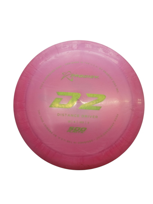 Vist Large View of Product Image Which is Used Prodigy D2 Disc Golf Driver Pink