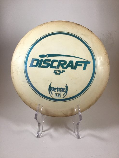 Vist Large View of Product Image Which is Used Discraft ESP AVENGER Disc Golf Driver White 171g