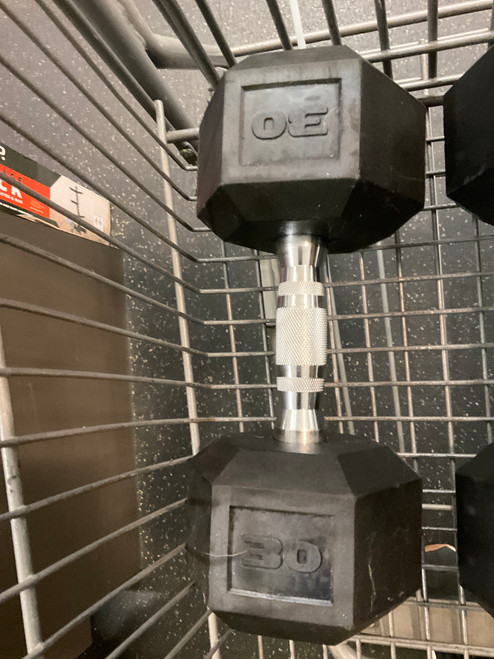 Vist Large View of Product Image Which is Used Cap Hex Dumbbell (Each) 30 lb 11790-S000045093