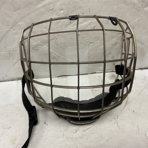 Used Bauer FM7500 Hockey Wire Mask Black And Grey SM 11855-S000185463