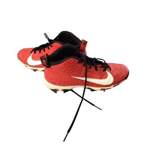 Used Nike TROUT CLEATS BB/SB Cleats Red Senior 8.5 11760-S000076478