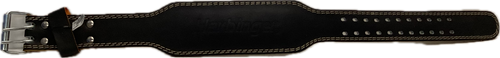 Vist Large View of Product Image Which is Harbinger PAD LEATHER Weight Belt Black SM