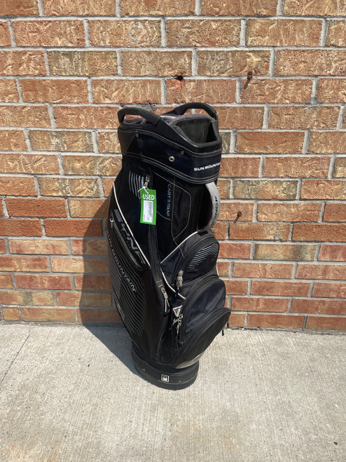 Used Sun Mtn SYNC Mens Cart Bag Black 11891-C000302673