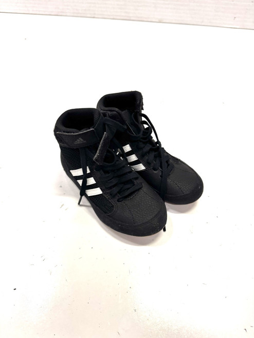 Used Adidas Wrestling Shoes Black Youth 12.0 11860-S000291883