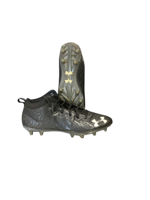 Vist Large View of Product Image Which is Used Under Armour Adult FB Cleats Black Senior 10 11804-S000253457
