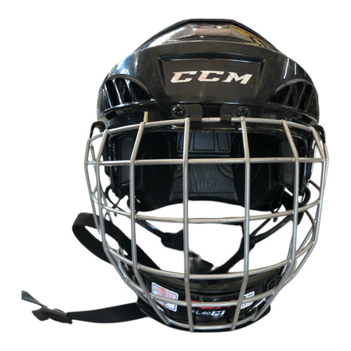 Vist Large View of Product Image Which is Used CCM FL40 M Helmet Cage Combo Black SM 11820-S000041450