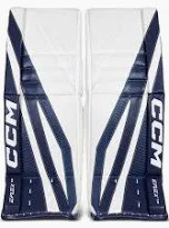 Vist Large View of Product Image Which is New CCM CCM EFLEX 79 GOALIE PADS Goalie Leg Pads Inter White 32"