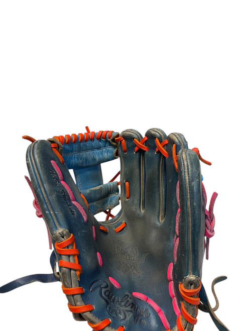 Used Rawlings PRO200-2 BB/SB Glove RH Throw Teal 11 1/2" 11706-S000354329
