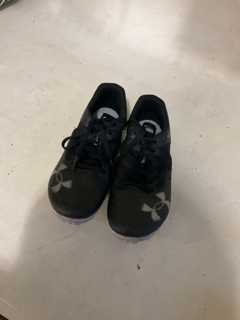 Vist Large View of Product Image Which is Used Under Armour Track & Field Cleats Adult Black Senior 7.5