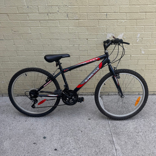Used Supercycle SC 1800 Mountain Bike Boys Navy Blue 24" 10589-S000413954
