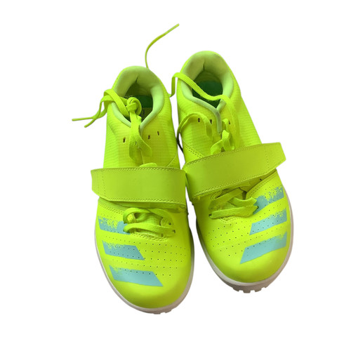 Vist Large View of Product Image Which is Used Adidas Track & Field Cleats Adult Neon Green Senior 6.5