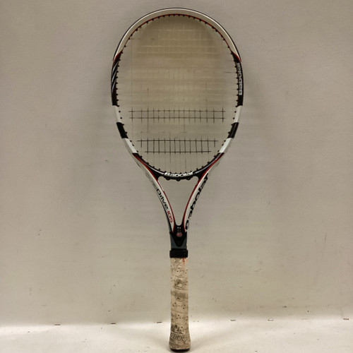 Vist Large View of Product Image Which is Used Babolat OVERDRIVE 105 Adult Tennis Racquet Black 4 1/4"