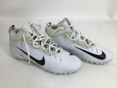 Vist Large View of Product Image Which is Used Nike ALPHA FIELD GENERAL SR 12.5 FB CLEATS Adult FB Cleats White Senior 12.5