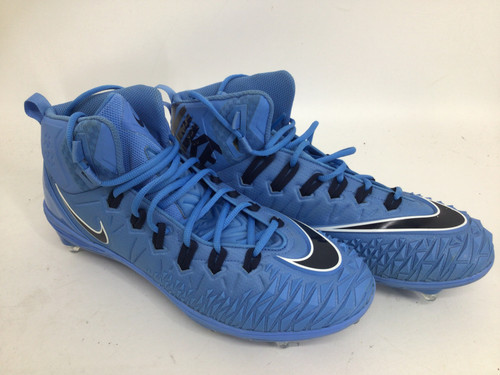 Vist Large View of Product Image Which is Used Nike FORCE SAVAGE PRO SR 13 FB CLEATS Adult FB Cleats Carolina Blue Senior 13 11752-S000065404