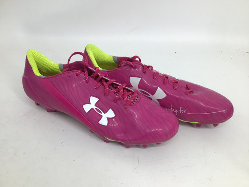 Vist Large View of Product Image Which is Used Under Armour SPEEDFORM SPOTLIGHT SR 14 FB CLEATS Adult FB Cleats Pink Senior 14 11752-S000065414