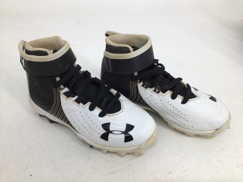 Vist Large View of Product Image Which is Used Under Armour BH YTH 12 FB CLEATS Youth FB Cleats Black Youth 12.0 11752-S000065423