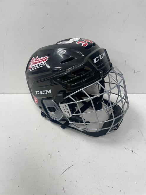 Used CCM TACKS 310 Helmet Cage Combo Black SM 11891-S000302779