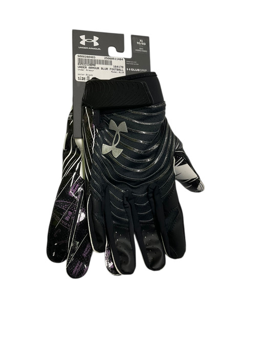 Used Under Armour BLUR FB Gloves Black XL 11484-S000280403