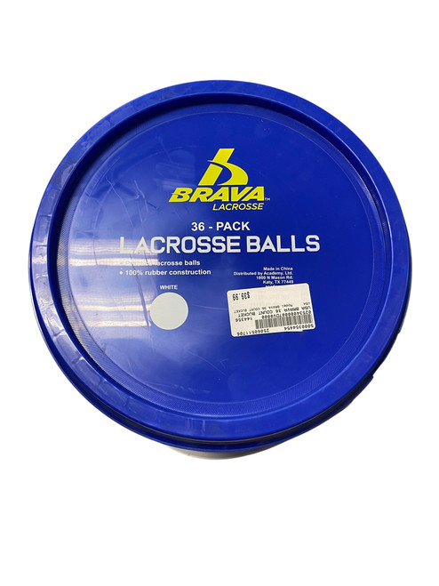 Used USA BRAVA 36 COUNT BUCKET Lacrosse Balls None 11706-S000354455