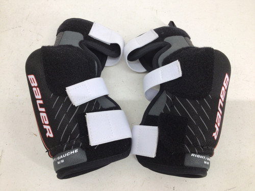 Vist Large View of Product Image Which is Used Bauer LIL SPORT JR MEDIUM ELBOW PADS Junior Elbow Pads MD