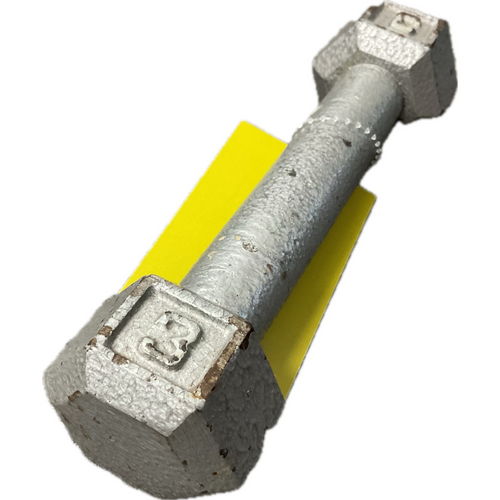 Vist Large View of Product Image Which is Used 3 LB STEEL Dumbbell Grey  11855-S000185646