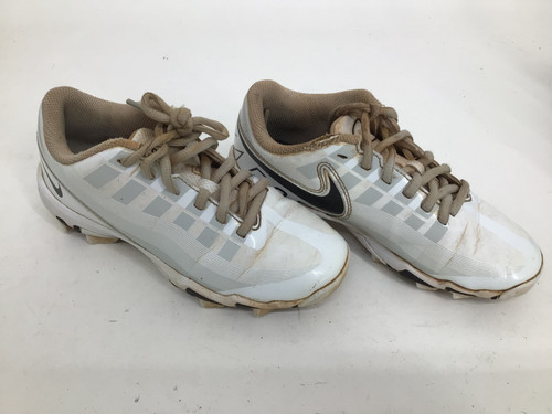Vist Large View of Product Image Which is Used Nike VAPOR EDGE SHARK JR 2 FB CLEATS Jr FB Cleats White Junior 02 11752-S000065443