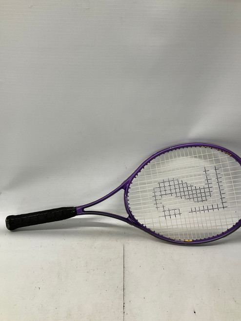 Vist Large View of Product Image Which is Used Spalding ENCOUNTER GRAPHITE 100 Womens Tennis Racquet Purple 4 3/8"