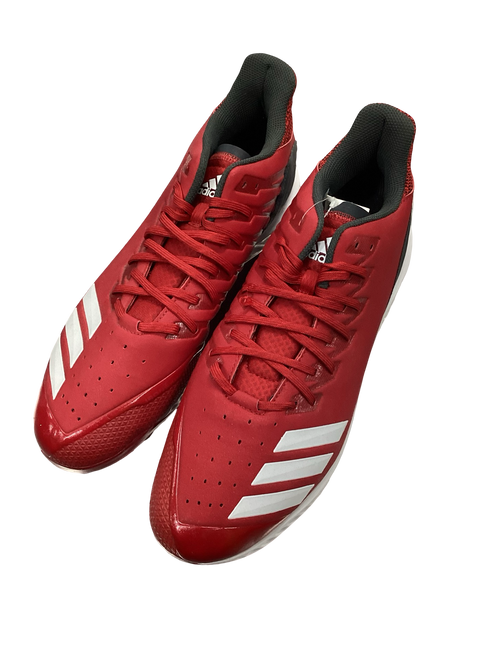 Vist Large View of Product Image Which is Used Adidas ICON BOUNCE BB/SB Cleats Red Senior 13