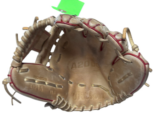 Used Wilson A2000 DP15 Pro-Stock Baseball Glove RH Throw Tan 11 1/2" 11731-S000140228