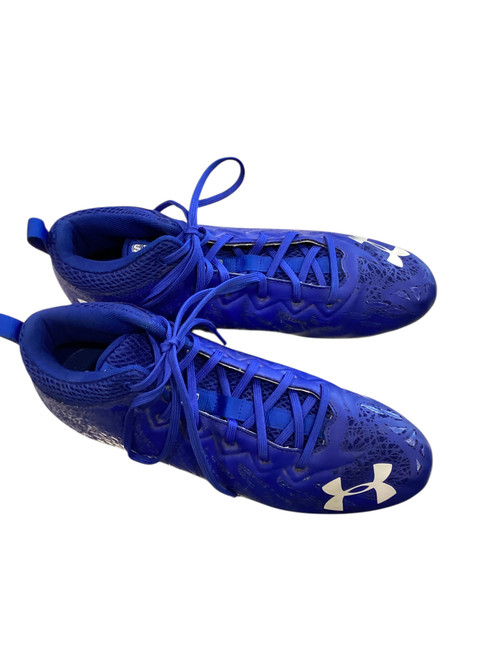 Vist Large View of Product Image Which is Used Under Armour Adult FB Cleats Royal Blue Senior 10 11884-S000046929