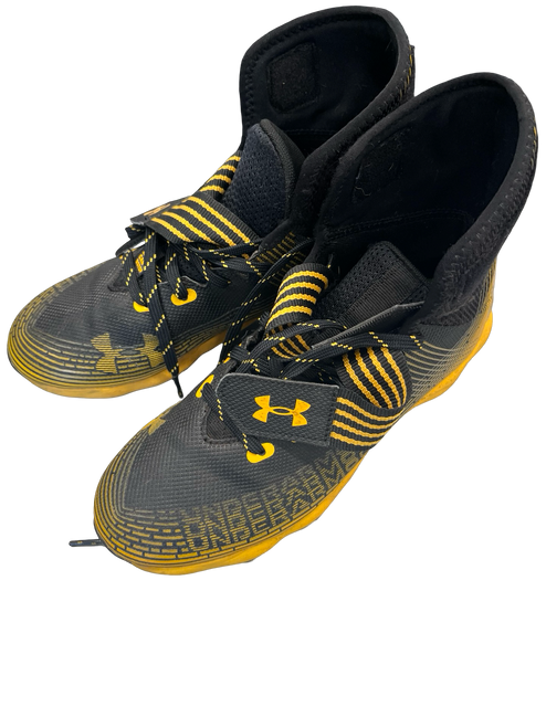 Vist Large View of Product Image Which is Used Under Armour Adult FB Cleats Yellow Senior 5.5 11682-S000115941