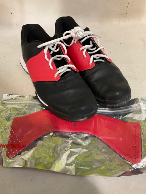 Vist Large View of Product Image Which is Used Nike Womens Golf Shoes Pink And Black Senior 8.5