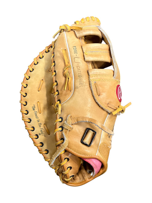 Vist Large View of Product Image Which is Used Rawlings RFM5SB BB/SB First Base RH Throw Brown 15"
