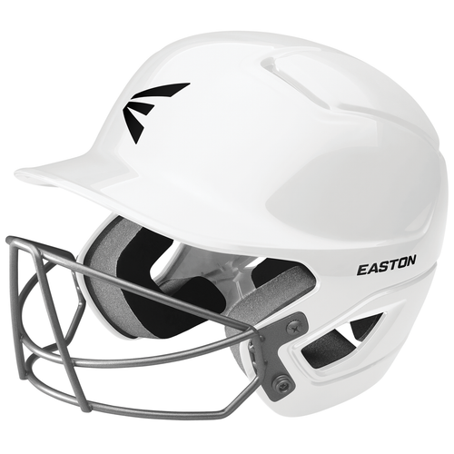 Vist Large View of Product Image Which is New Easton ALPHA Batting Helmet w/Mask White