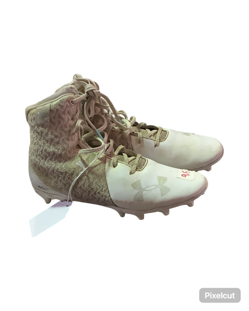 Vist Large View of Product Image Which is Used Under Armour LAX Cleats Womens White Senior 9.5 11724-S000213012