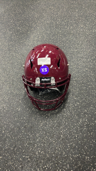 Used Schutt VENGEANCE A11 2.0 YOUTH FB Helmet Maroon XS 11726-S000281611