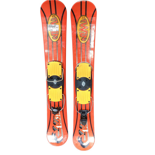 Used Dynastar TWEN TRICK SKIS Mens DH Ski/Binding Orange 135 cm 11815-S000479205