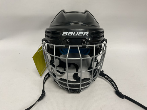 Vist Large View of Product Image Which is Used Bauer Helmet Cage Combo Black SM