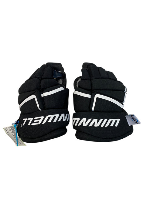 Used WinnWell AMP 500 Youth Gloves Black 10" 11706-S000354527