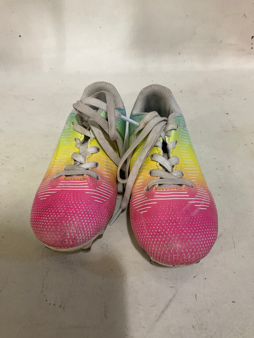 Vist Large View of Product Image Which is Used Brava Soccer Cleats Pink Youth 12.0